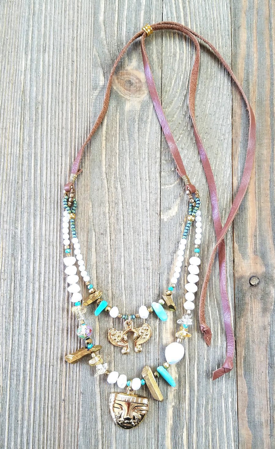 Made for a Queen Layered Necklace - Evita Mia Designs