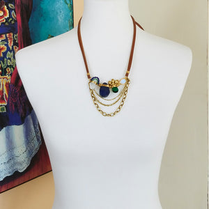 Luciana Layered Handcrafted Necklace - Evita Mia Designs