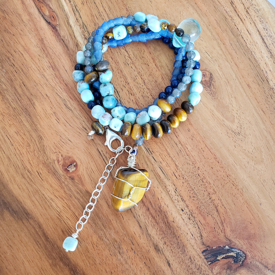 tiger eye necklace/bracelet