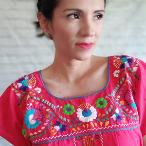 Red/Pink Margarita Mexican Dress