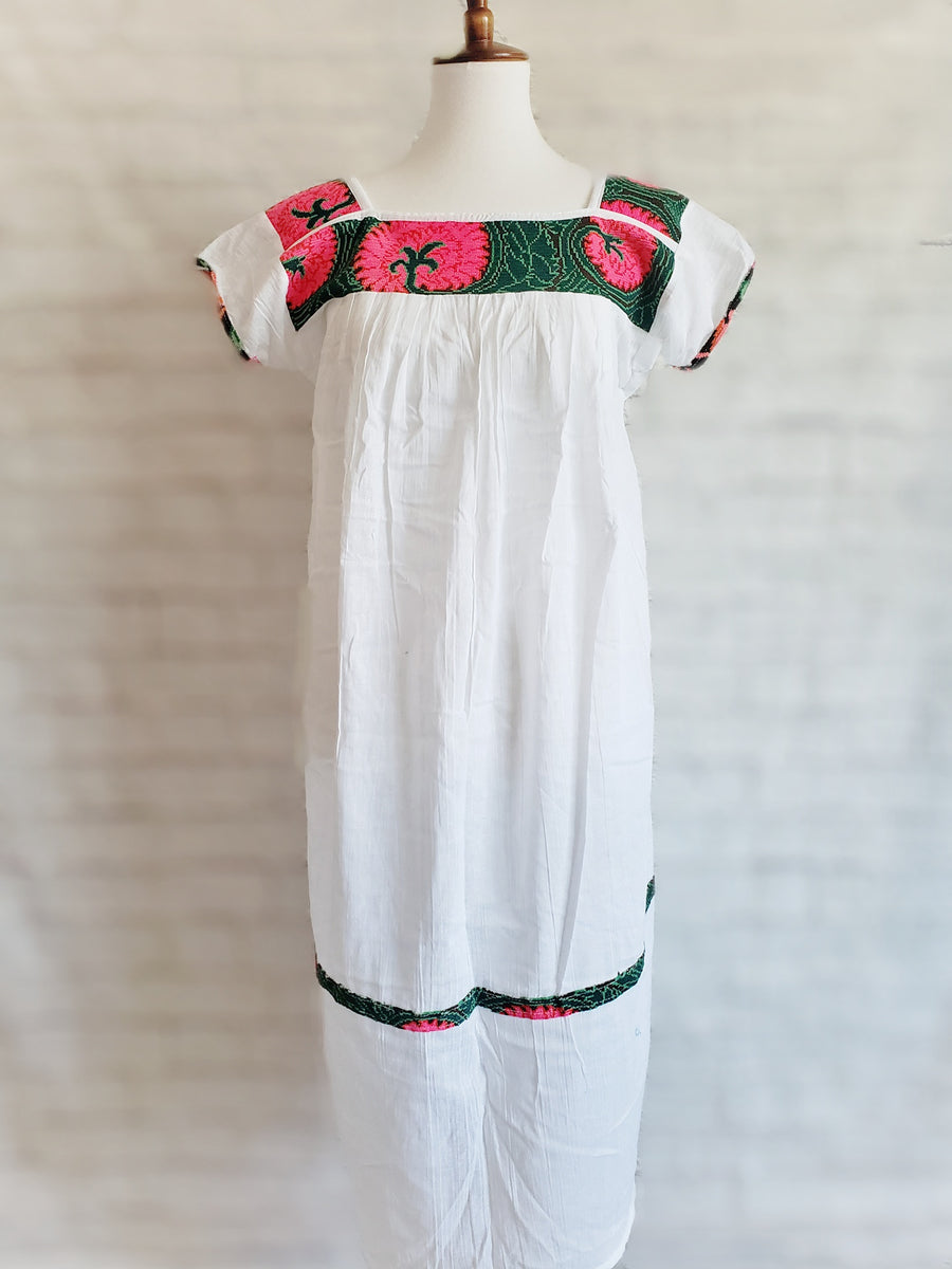 White/Pink Long Dress